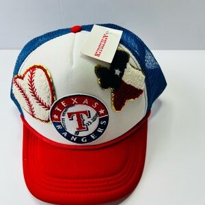 Trucker Hat…Texas Rangers Red and Blue